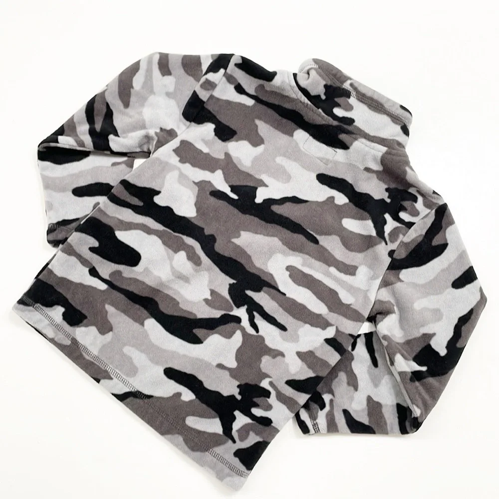 The Children's Place little boys camo fleece jacket